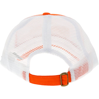 Hunting People Adjustable Orange Neoprene Mesh Hat