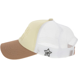 Beer People Adjustable Khaki Neoprene Mesh Hat