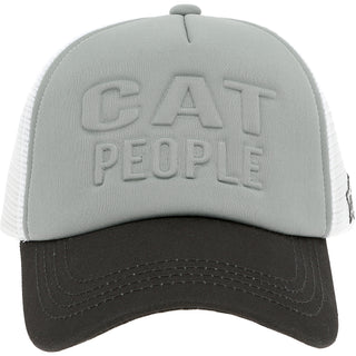 Cat People Adjustable Light Gray Neoprene Mesh Hat