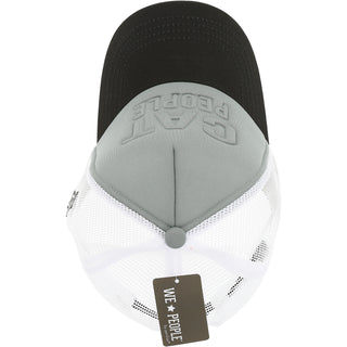 Cat People Adjustable Light Gray Neoprene Mesh Hat