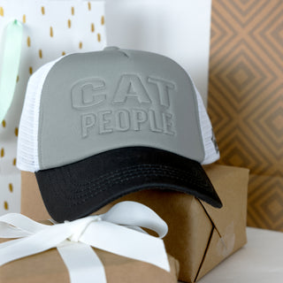 Cat People Adjustable Light Gray Neoprene Mesh Hat