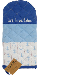 Live. Love. Lake. 12" Oven Mitt