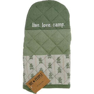 Live. Love. Camp. 12" Oven Mitt