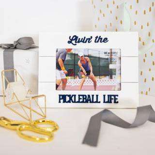 Pickleball Life 8.5" x 6.5" MDF Frame (Holds 6" x 4" Photo)