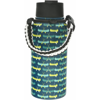 River Life 32 oz Stainless Steel Water Bottle with Paracord Survival Handle