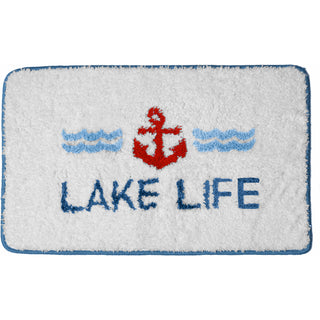 Lake Life 27.5" x 17.75" Bath Mat