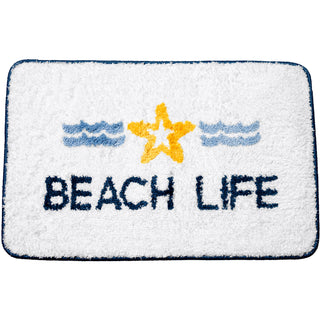 Beach Life 27.5" x 17.75" Bath Mat