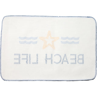 Beach Life 27.5" x 17.75" Bath Mat