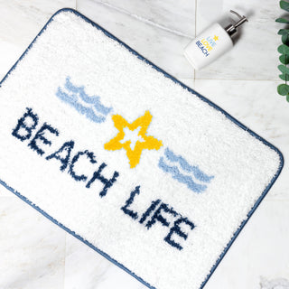 Beach Life 27.5" x 17.75" Bath Mat