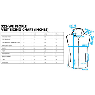 Beach People Unisex XS Microfleece Vest