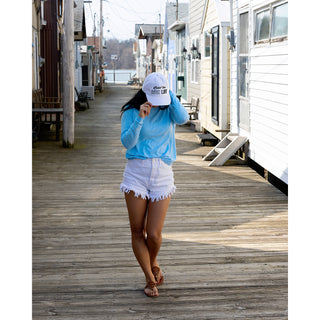 Boat Life White Adjustable Hat