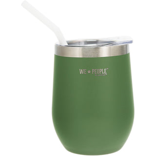 Camp Mode 12 oz Stemless Travel Tumbler with Straw