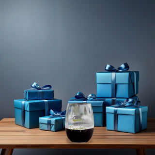 Happy Camper 14 oz Tritan Stemless Wine Glass