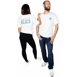 For The Beach Small White Unisex T-Shirt