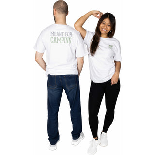 For Camping Small White Unisex T-Shirt