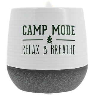 Camp Mode 11 oz - 100% Soy Wax Reveal Candle
Scent: Serenity