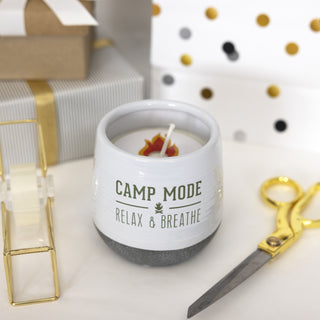 Camp Mode 11 oz - 100% Soy Wax Reveal Candle Scent: Serenity