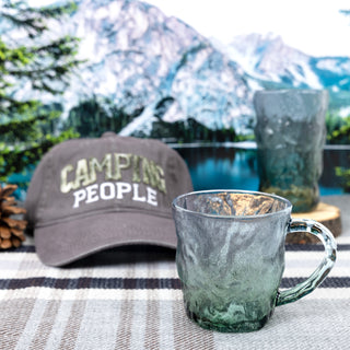 Camp Mode 10 oz Glacier Glass Mug