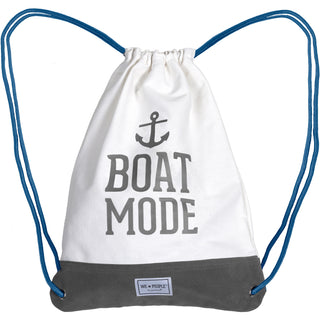 Boat Mode 13" x 17" Canvas Drawstring Bag