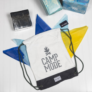 Camp Mode 13" x 17" Canvas Drawstring Bag