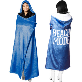 Beach Mode 50" x 60" Royal Plush Hooded Blanket