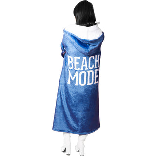 Beach Mode 50" x 60" Royal Plush Hooded Blanket