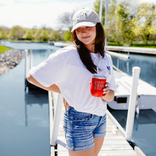 Boat Mode Light Gray Adjustable Hat