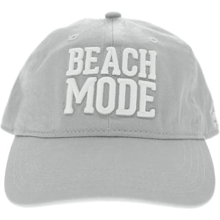 Beach Mode Light Gray Adjustable Hat