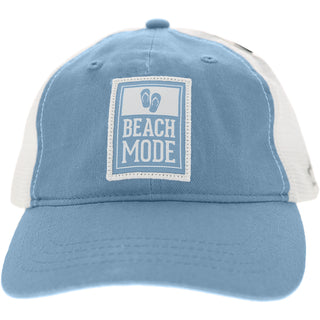 Beach Icon Cadet Blue Adjustable Mesh Hat