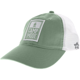 Camp Icon Moss Green  Adjustable Mesh Hat