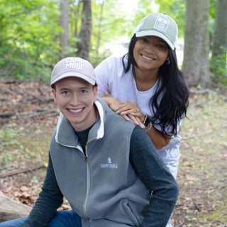 Camp Icon Moss Green  Adjustable Mesh Hat