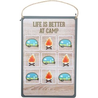 Camp 8.5" x 12.5" Magnetic Tic-Tac-Toe Board