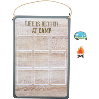 Camp 8.5" x 12.5" Magnetic Tic-Tac-Toe Board