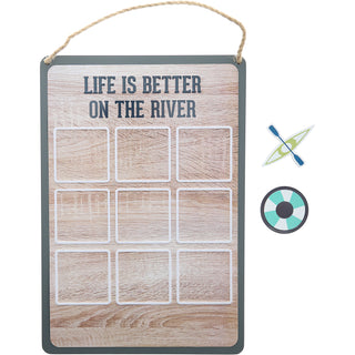 River 8.5" x 12.5" Magnetic Tic Tac Toe Board