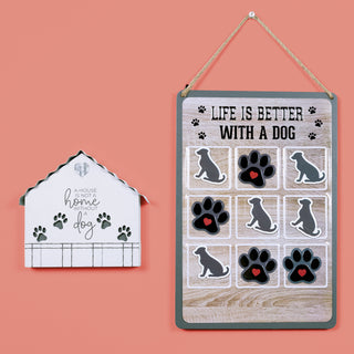 Dog 8.5" x 12.5" Magnetic Tic Tac Toe Board