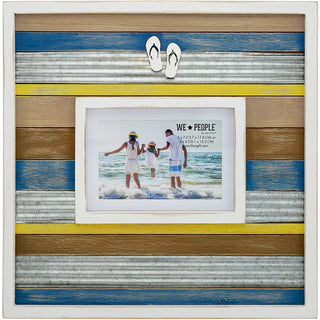 Flip Flops 14" x 14" Frame (Holds 6" x 4" or 7" x 5" Photo)