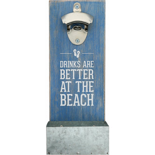 At the Beach 11.5" Wall Mount Bottle Opener