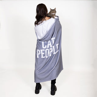 Cat People 50" x 60" Royal Plush Hooded Blanket