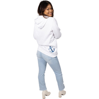 The Lake White Unisex Hooded Sweatshirt