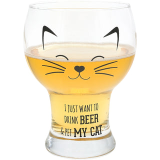 My Cat 15 oz Pilsner Glass