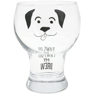 Paws Off DOG - 15 oz Pilsner Glass
