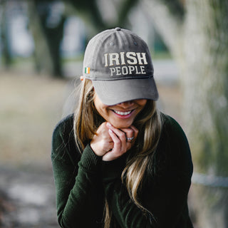 Irish People Dark Gray Adjustable Hat