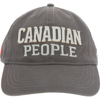Canadian People Dark Gray Adjustable Hat