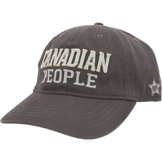 Canadian People Dark Gray Adjustable Hat