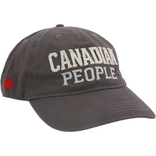 Canadian People Dark Gray Adjustable Hat