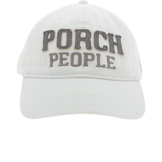 Porch People White Adjustable Hat