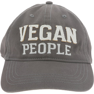 Vegan People Dark Gray Adjustable Hat