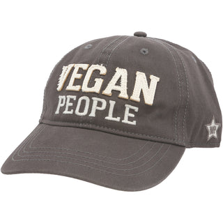 Vegan People Dark Gray Adjustable Hat