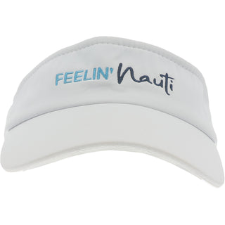 Feelin' Nauti White Dri-Fit Visor