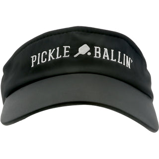 Pickleballin' Black Dri-Fit Visor